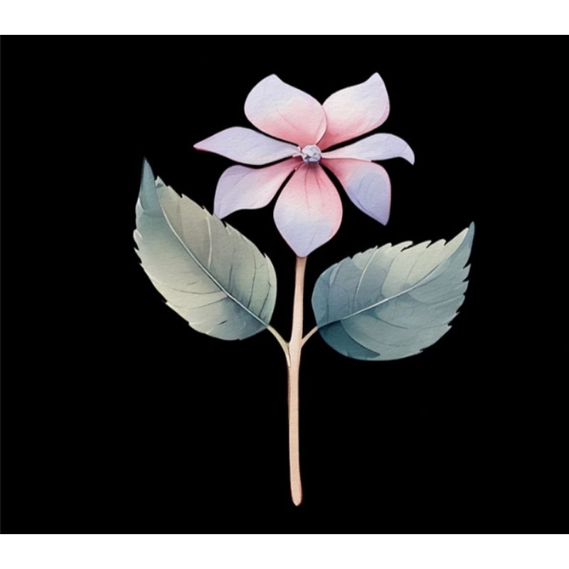 Hình ủi ép nhiệt, in áo. Mẫu Hoa lá HL11 in áo dài, áo bà ba, váy yếm cho mẹ và bé