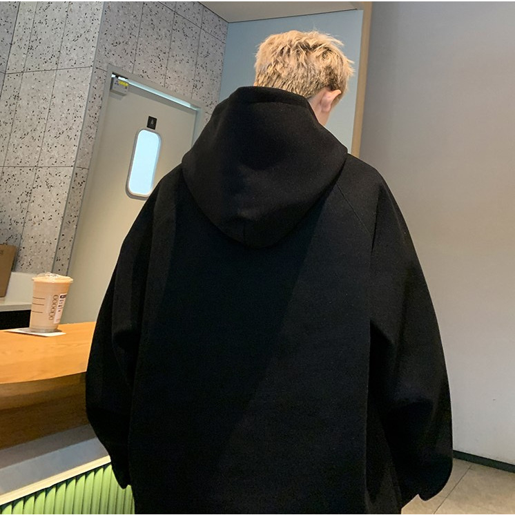 Áo hoodie nam nữ áo nỉ hoodie basic form rộng gắn mác KANG áo nỉ bông unisex nam nữ siêu dày phong cách Hàn Quốc