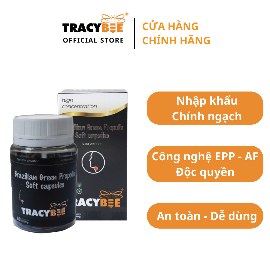 Keo ong xanh Tracybee 60 viên