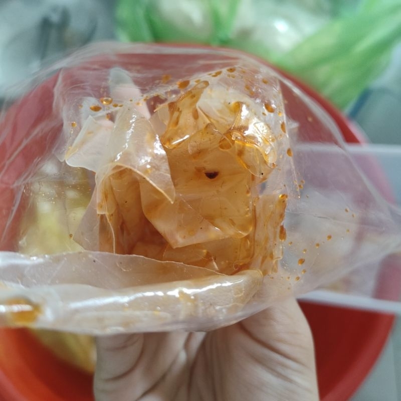 Bánh tráng mini sốt bò 1k