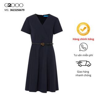 Đầm Nữ G2000 (36232566-79/99) Màu Xanh/ Đen