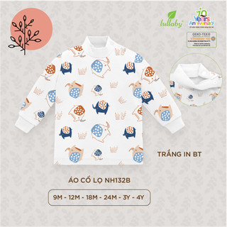 Áo cổ lọ cotton dày Lullaby NH132B (sz 3y, 4y không có khuy vai)
