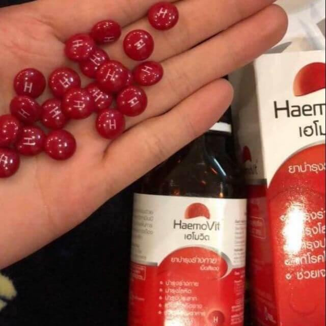 Tăng cân HaemoVit vitamin giúp tăng cân cho người gầy trẻ em ăn ngủ ngon cam kết an toàn.