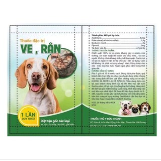 Thực phẩm chức năng loại bọ chét và bọ ve