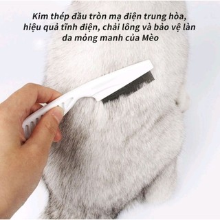 LƯỢC CHẢI VE RẬN CHO CHÓ MÈO