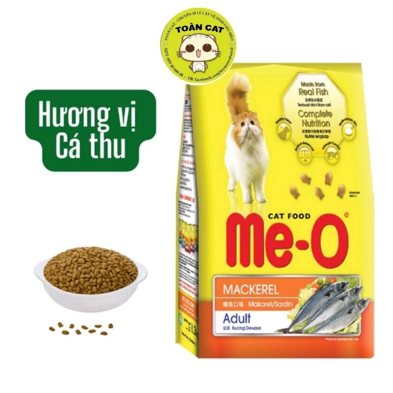 Thức ăn hạt khô cho mèo Me-O vị Cá Ngừ gói 350g