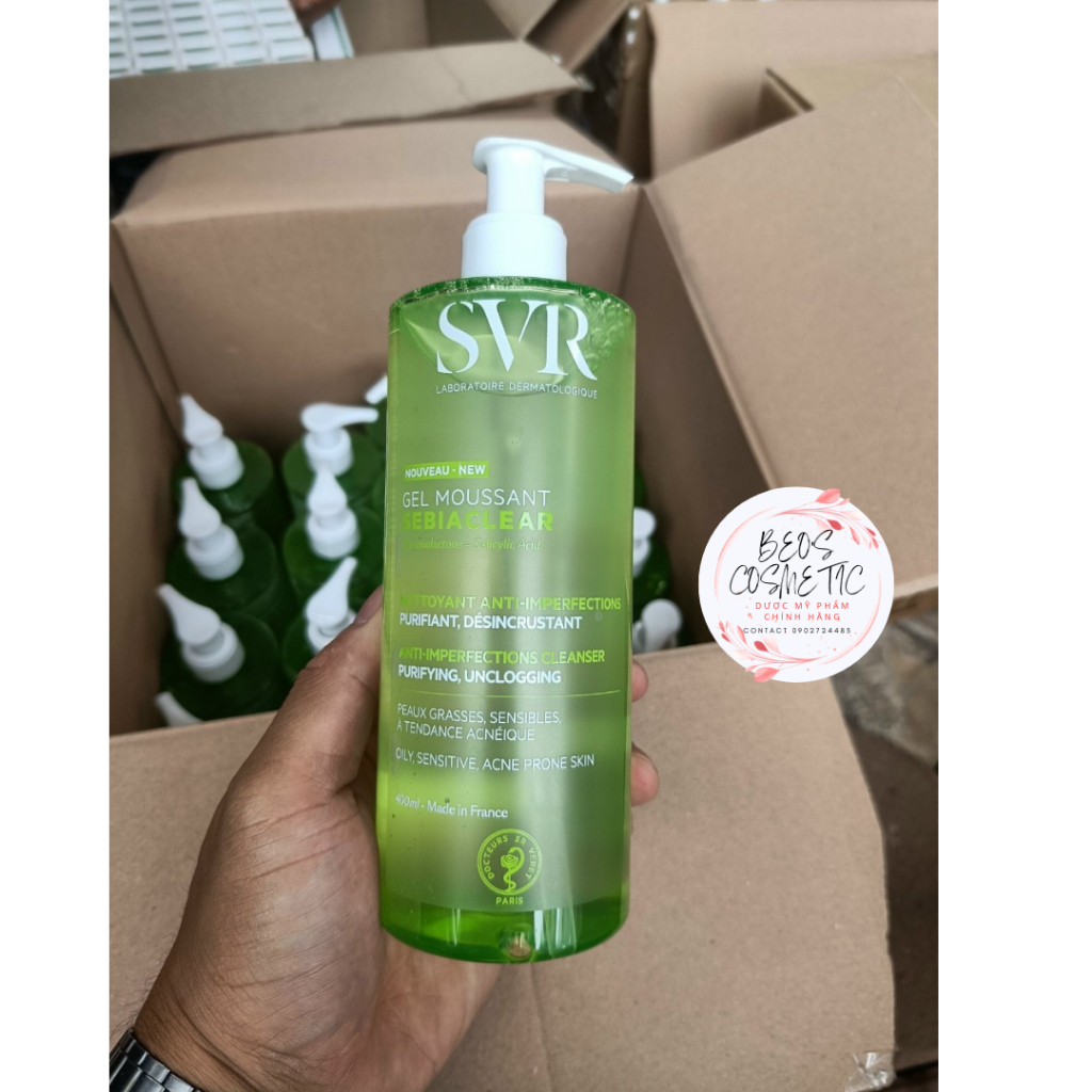 Gel Rửa Mặt SVR Không Chứa Xà Phòng 200ML/400ML