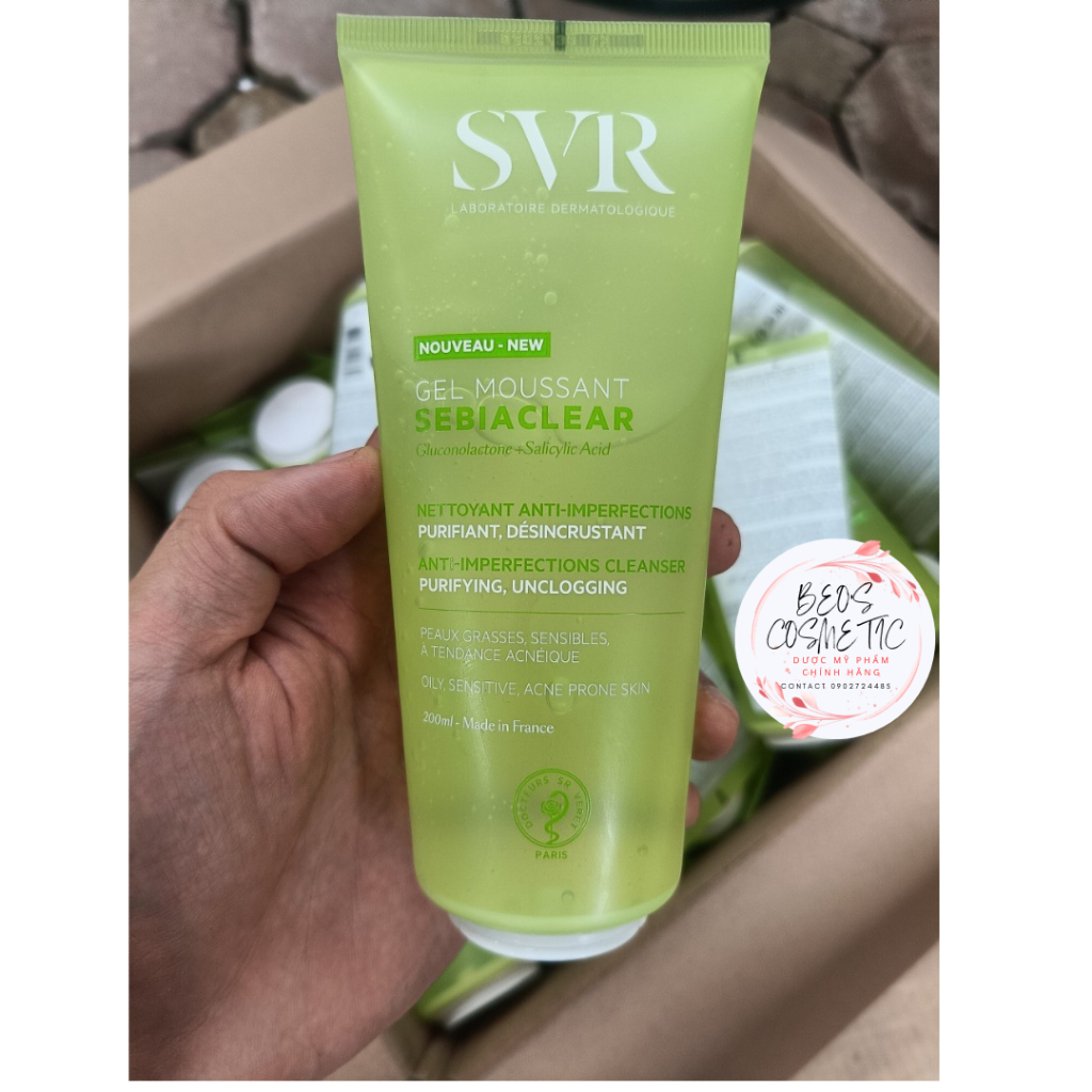 Gel Rửa Mặt SVR Không Chứa Xà Phòng 200ML/400ML