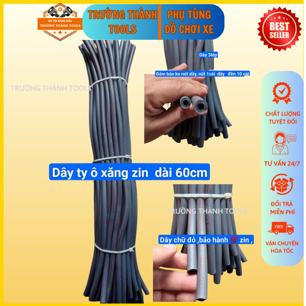 Dây dẫn xăng, ống dẫn xăng zin dùng cho các loại xe máy - Trường Thành Tools