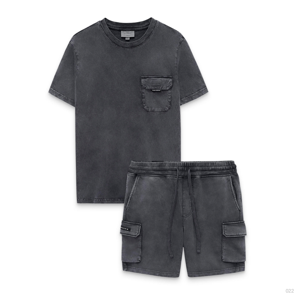 Set Đồ Wash Cargo ICONDENIM Dark Grey SEID0022