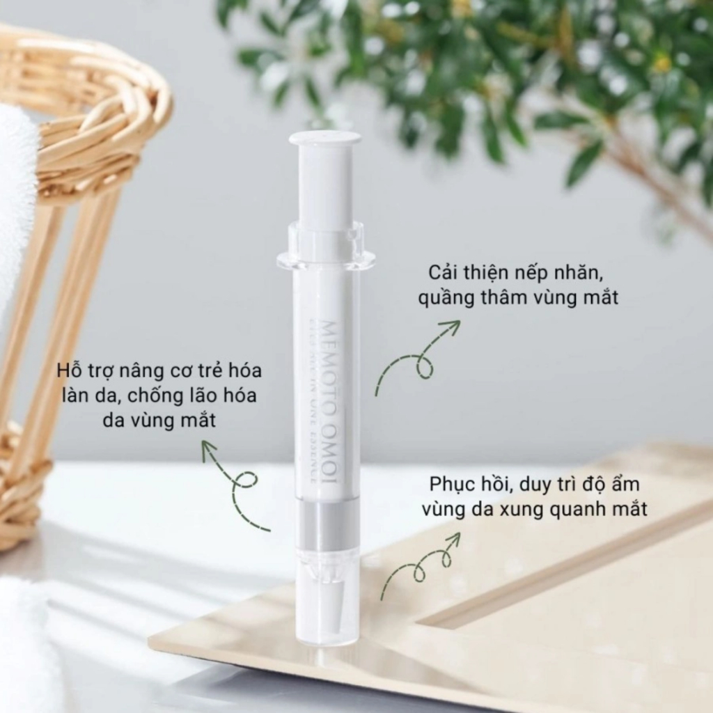 Tinh chất - serum dưỡng mắt NMN Memoto Omoi chống nhăn, giảm thâm 11g