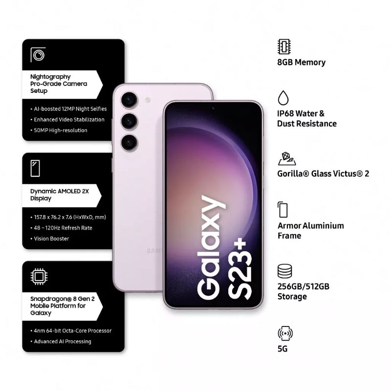 Điện thoại Samsung Galaxy S23+ 5G