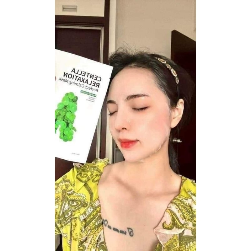 Mặt Nạ Tái Sinh Tinh Chất Rau Má Centella 1 Hộp 10 Nạ