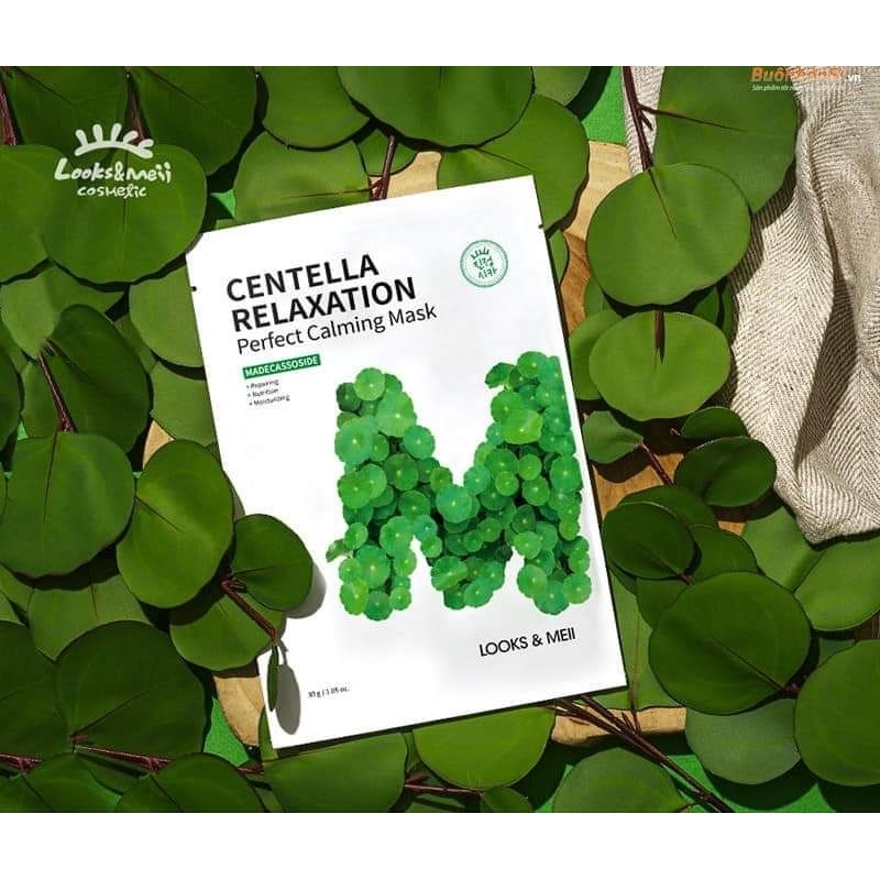 Mặt Nạ Tái Sinh Tinh Chất Rau Má Centella 1 Hộp 10 Nạ