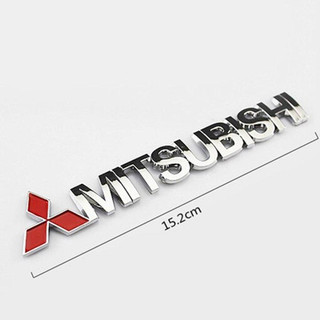 Tem dán logo xe mitsubishi