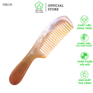 Lược sừng chuôi trơn cỡ nhỏ 14cm xuất nhật hahanco bỏ túi tiện lợi