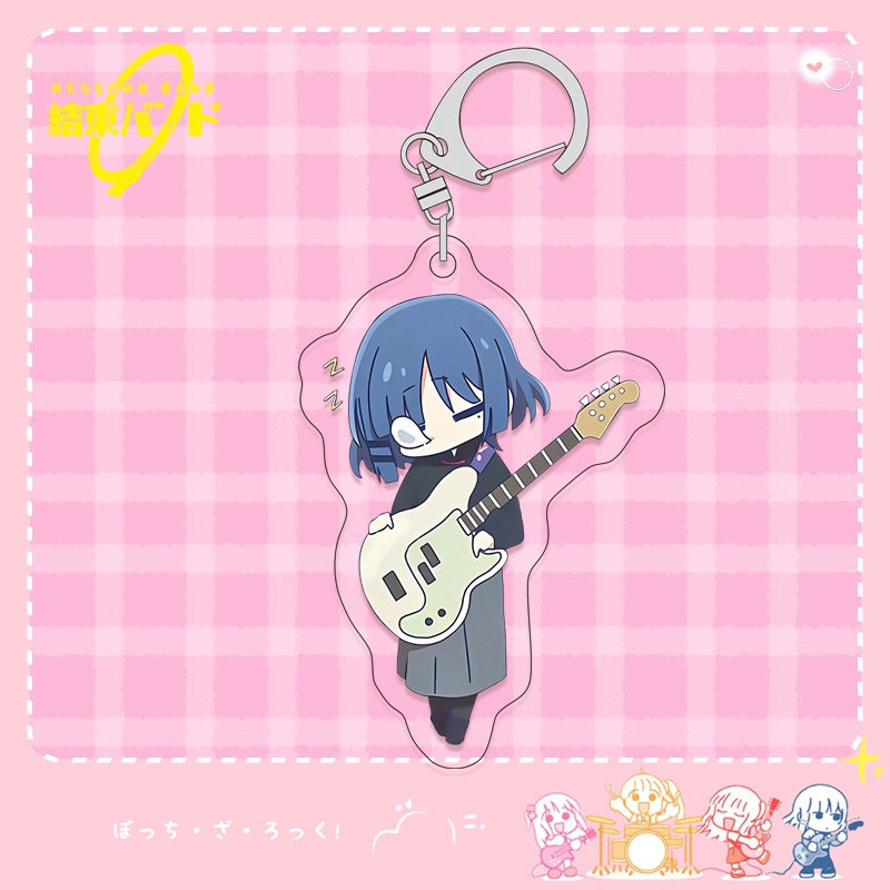 Móc khoá mica Gotou Hitori Ijichi Nijika - Móc Khóa Hoạt Hình Gotou Hitori Ijichi Nijika dễ thương, thiết kế miễn phí