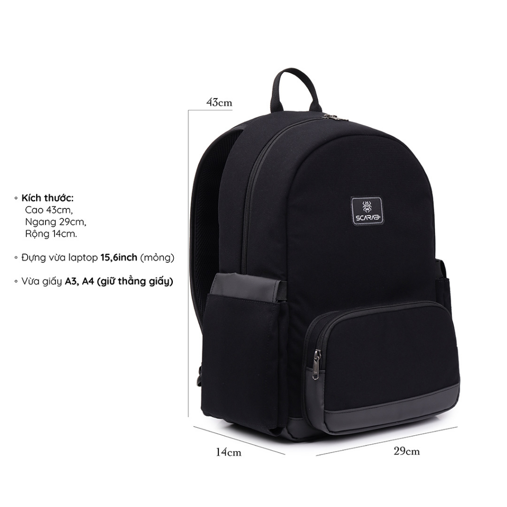 Balo Thời Trang SCARAB - LIGHT Backpack Unisex