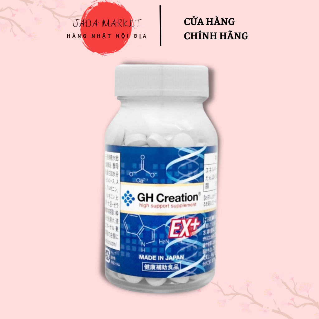 Viên Uống Tăng Chiều Cao GH Creation 270 viên Cho Người Lớn & Bé Từ 10 Tuổi Hàng Nội Địa Nhật Jada M