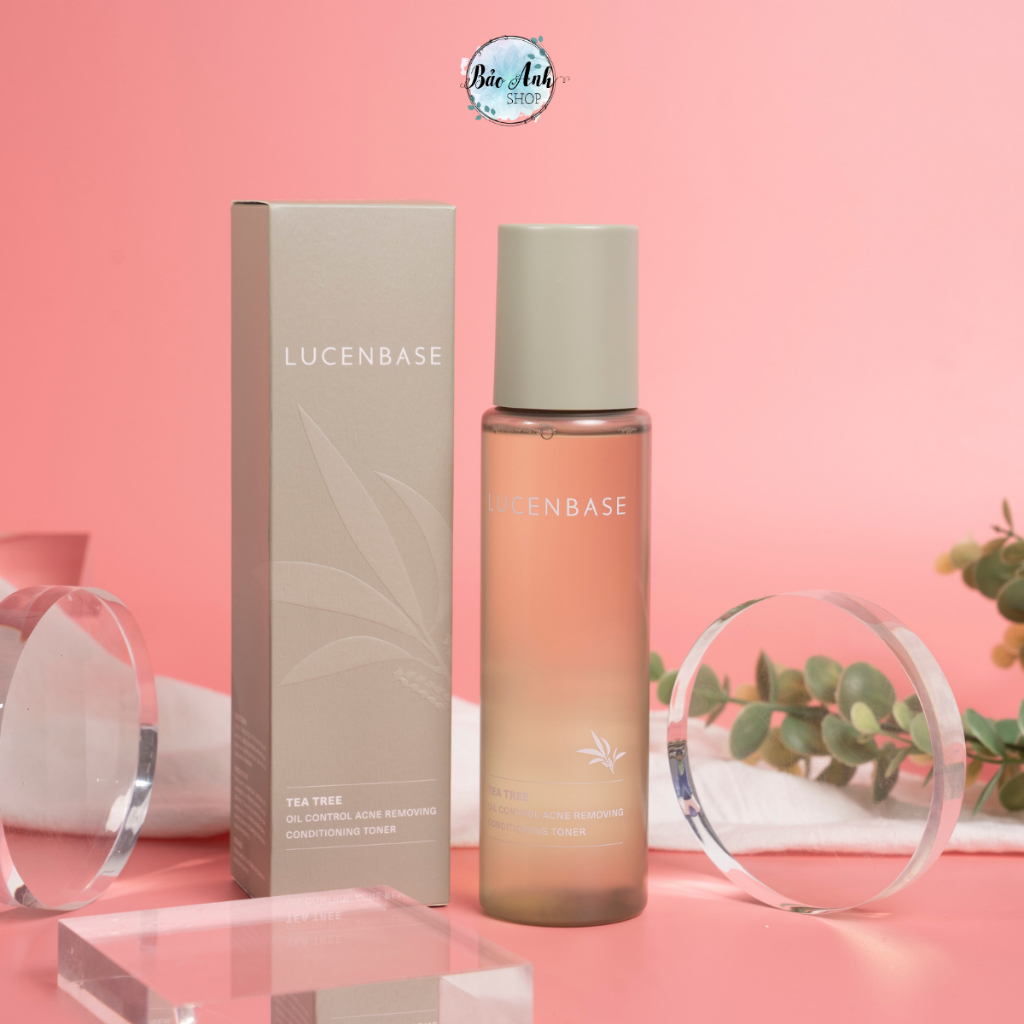 Toner BHA tràm trà Lucenbase 150ml cấp ẩm, hỗ trợ làm sạch sâu, cân bằng độ PH