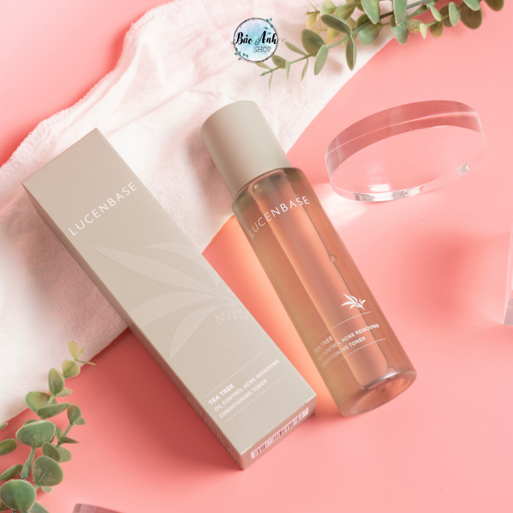 Toner BHA tràm trà Lucenbase 150ml cấp ẩm, hỗ trợ làm sạch sâu, cân bằng độ PH