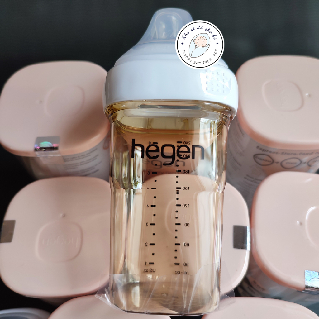Bình sữa HEGEN cao cấp  - chất liệu nhựa PPSU an toàn cho bé, yên tâm cho mẹ