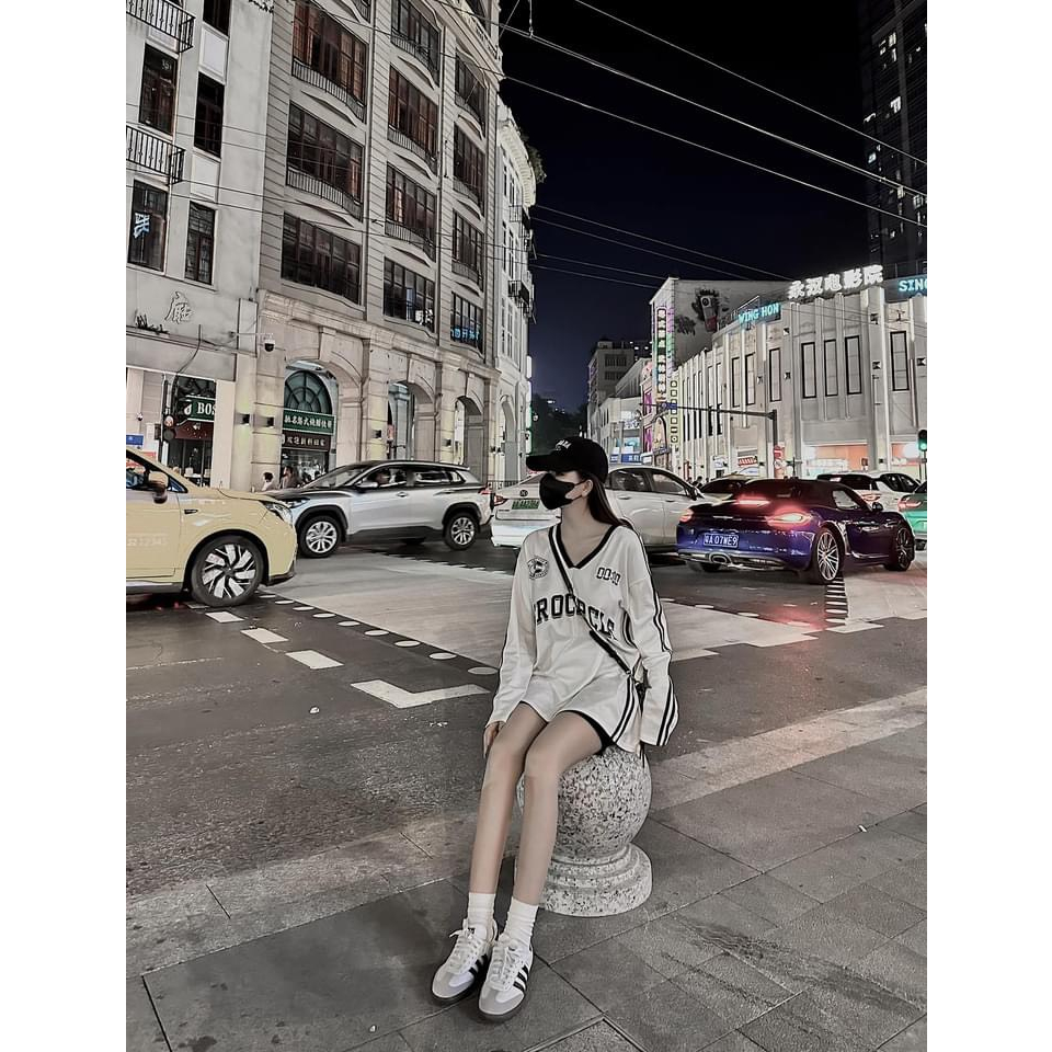 Set Bộ Đồ Nữ Áo Phông Áo Thun Nữ Dài Tay Dáng Thụng Quần Đùi Cotton 40-70KG mẫu SETZEROQDUI . PT306