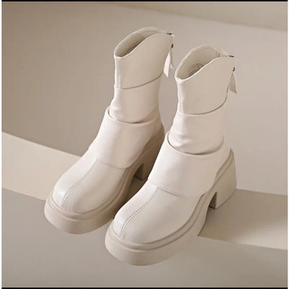 Bốt Nữ, Boot Nữ Da Lỳ Cổ Nhăn HOT TREND 2023 !