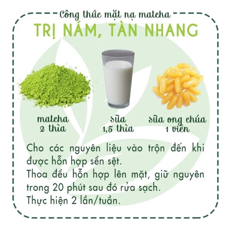 MATCHA BỘT TRÀ XANH NGUYÊN CHẤT NHẬT BẢN