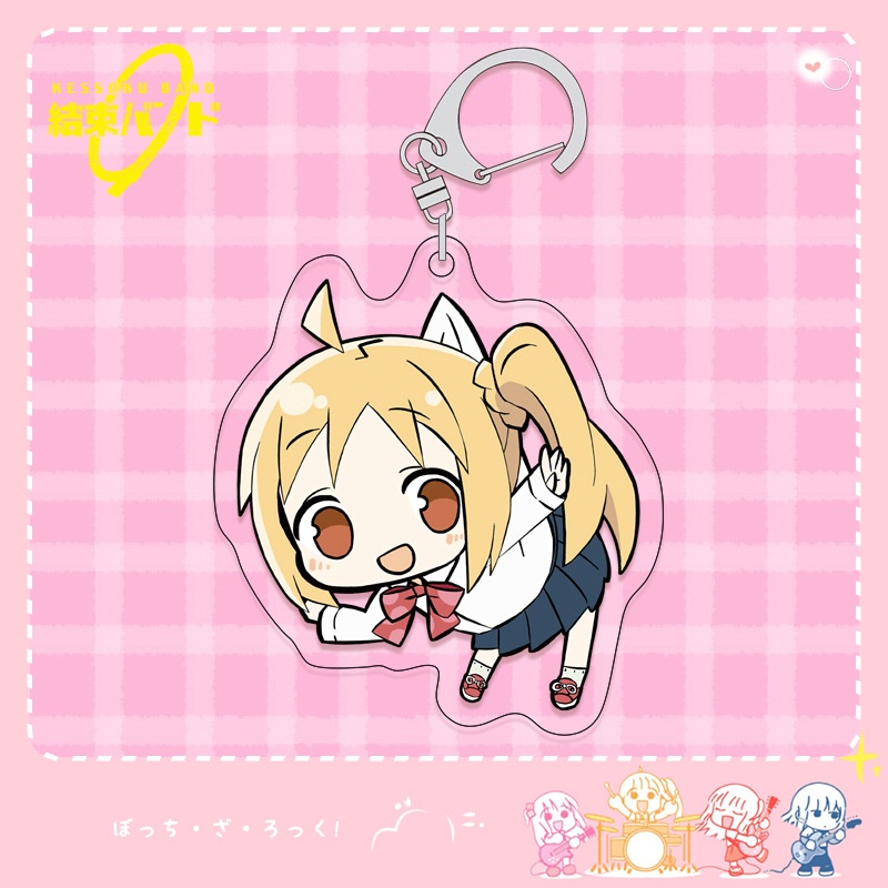 Móc khoá mica Gotou Hitori Ijichi Nijika - Móc Khóa Hoạt Hình Gotou Hitori Ijichi Nijika dễ thương, thiết kế miễn phí