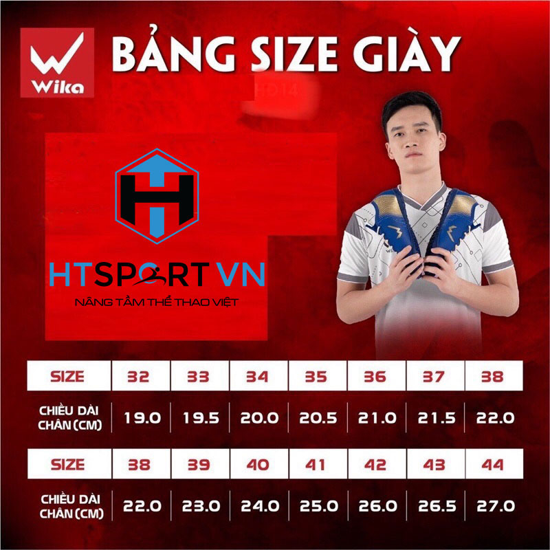 Giày Đá Bóng Sân Cỏ Nhân Tạo Wika Hoàng Đức DRX đã khâu đế, Giày Đá Banh Chính Hãng.