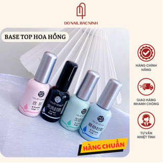Base top cứng móng Hoa Hồng hàng chuẩn - chai 15ml