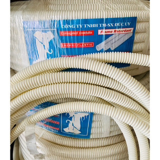 Ống ruột gà luồn dây điện chống cháy phi 16, 20, 25 - giá cuộn