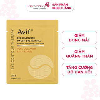 Mặt nạ dưỡng da vùng mắt Avif Bio Cellulose Under-Eye Patches