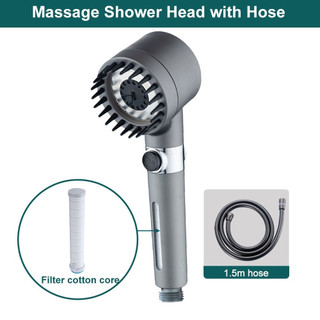 Vòi sen tăng áp, đầu vòi hoa sen massage 3 chế độ áp suất cao tiết kiệm nước có lõi lọc