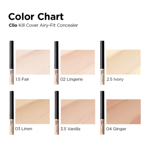 Che Khuyết Điểm CLIO Kill Cover Airy Fit Concealer