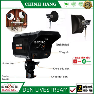 Bộ đèn trợ sáng Bediro BD800S kèm Remote - Cho Phòng Chụp Sản Phẩm, Quay Phim, Livestream - đèn vuông, đèn tròn ĐÈN LIVE