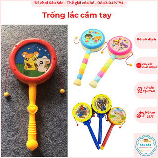 Đồ chơi trống lắc cầm tay cho bé
