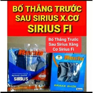 Bố thắng trước sau sirius xăng cơ, sirius fi recto thailan