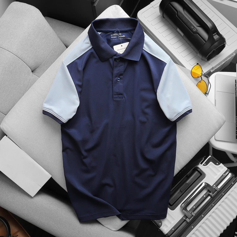 ÁO THUN POLO NAM PHỐI MÀU, ÁO THUN CÁ SẤU NAM, ÁO THUN NAM CỔ BẺ