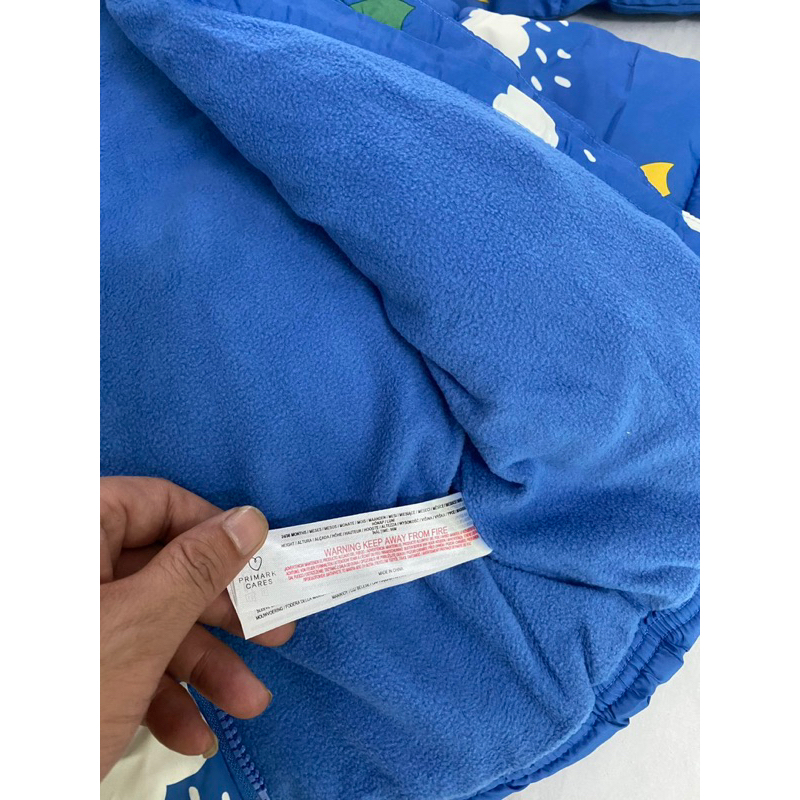 Áo phao bé trai lót nỉ in hoạ tiết ngộ nghĩnh thương hiệu Primark