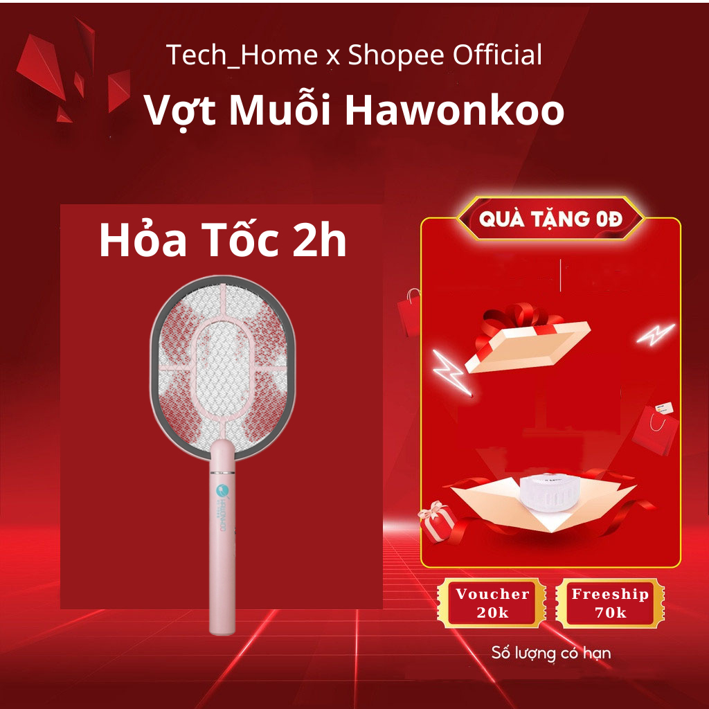 Vợt Muỗi Hawonkoo MSH-021 Cổng USB Pin 1200MAH Hàng Chính Hãng Bảo Hành 12 Tháng - Thương Hiệu Hàn Quốc