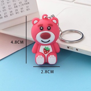 Móc khóa gấu dâu đáng yêu