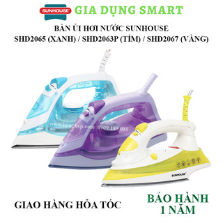 Bàn ủi hơi nước Sunhouse SHD2063P/20635/SHD2067 - Hàng chính hãng, bảo hành 12 tháng