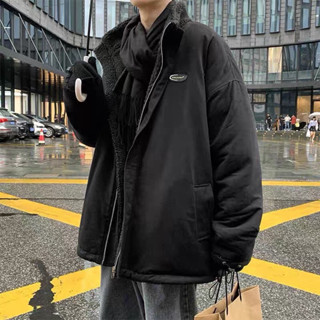  Áo khoác phao nam nữ đại hàn có lót lông cừu mặc được hai mặt siêu dày siêu đẹp. 