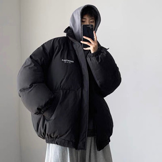  Áo Khoác Phao Béo Basic Unisex Đại Hàn in chữ siêu ấm nam nữ mặc được Áo khoác phao in chữ Hàn quốc phong cách ullzang 