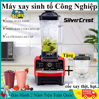 [Loại 1|Hàng Đức] Máy xay công nghiệp 4500W SILVER CREST đa năng, máy xay sinh tố công nghiệp, xay đá, xay thịt
