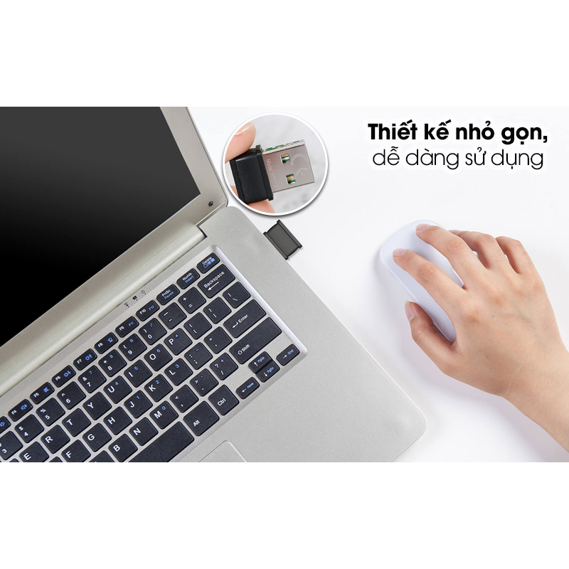 Tenda USB Wifi W311Mi Siêu Nhỏ Gon Dùng Cho PC Laptop Dùng Thu WIFI chuẩn wifi N tốc độ 150Mbps Hàng Chính Hãng BH 36T