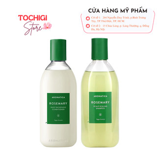 Dầu Gội/ Dầu Xả Hương Thảo Ngăn Rụng Tóc Aromatica Rosemary Scalp Scaling Shampoo