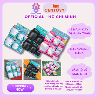Bộ Bảo Hộ Patin Centosy Flying Eagle Valiant - 3 Màu Hồng/ Đen/ Xanh Có Size Cho Mọi Lứa Tuổi